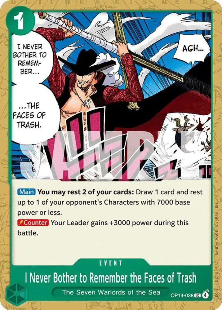 One Piece Trading Card Game The Azure Seas Seven Single Card
