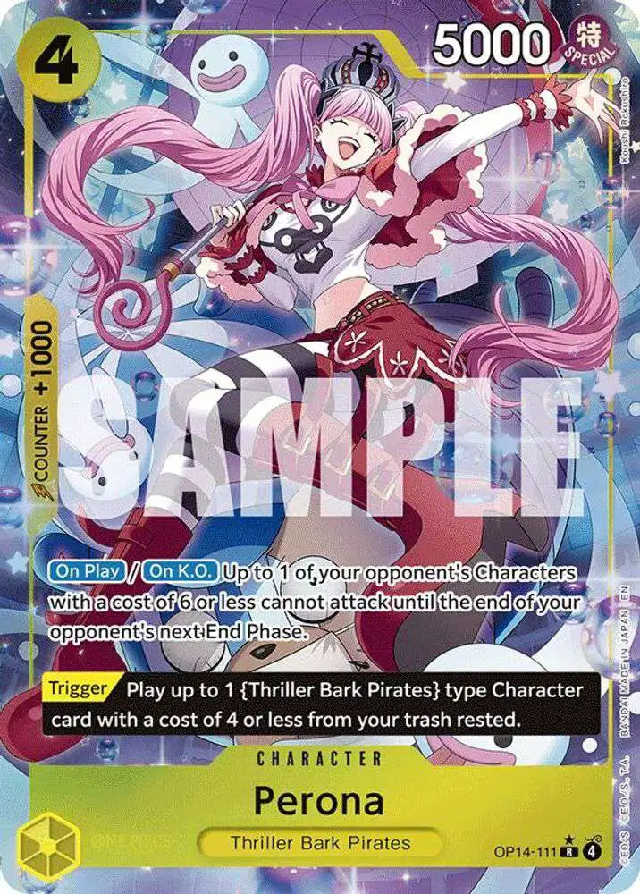 One Piece Trading Card Game The Azure Sea's Seven Rare Perona OP14-111 [Alternate Art]