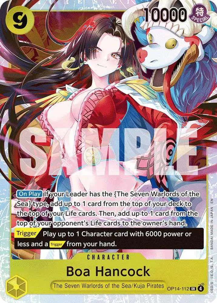 one piece tcg boa hancock deck PRB02-017 Boa Hancock (SR*) – TCG Corner main image 0