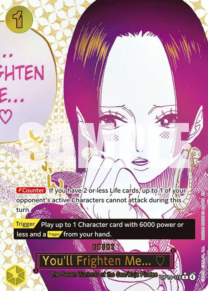 One Piece Trading Card Game The Azure Seas Seven Single Card Rare