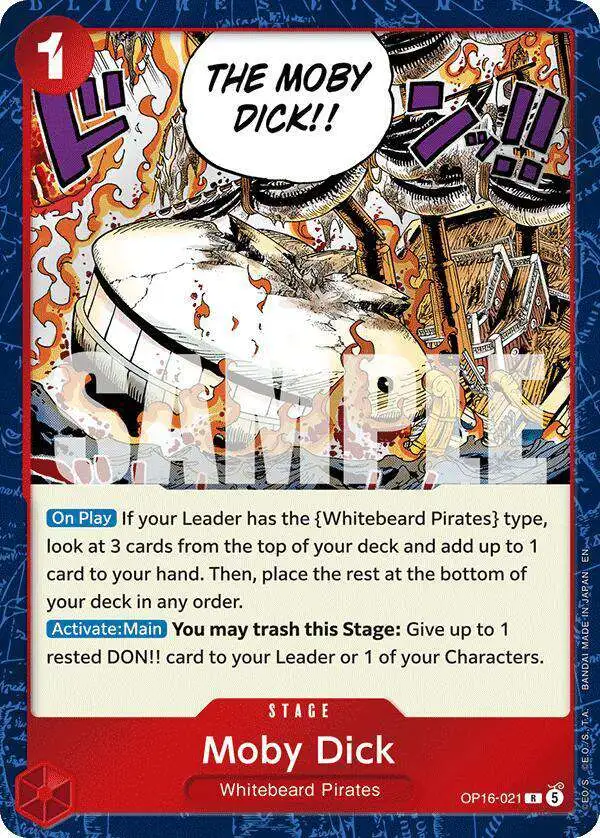 One Piece Trading Card Game The Time of Battle Single Card Rare