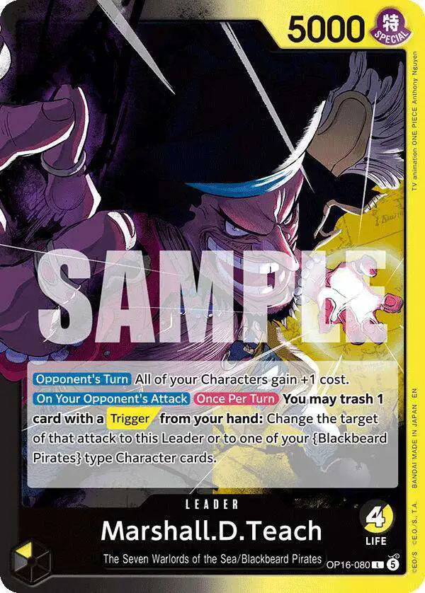 One Piece Trading Card Game The Time of Battle Single Card Leader