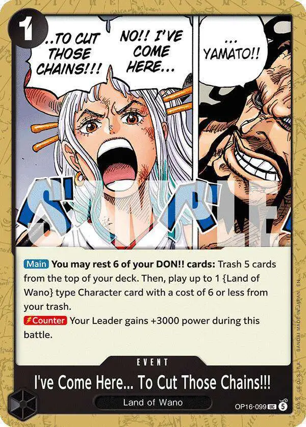 One Piece Trading Card Game The Time of Battle Single Card
