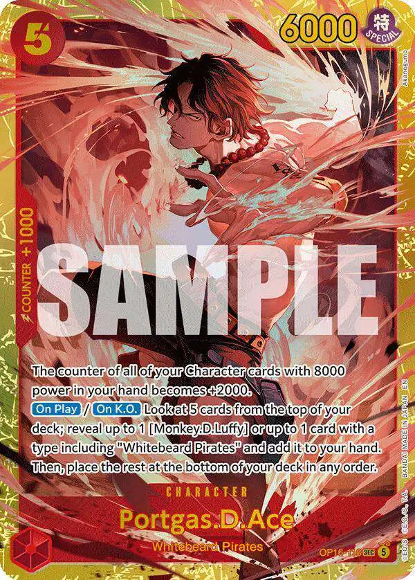 One Piece Trading Card Game The Time of Battle Single Card Secret