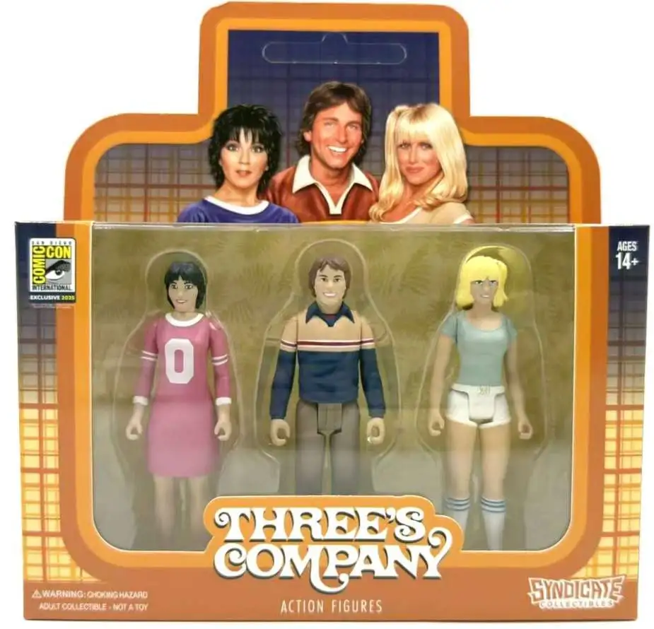 Retro Three's Company Exclusive Action Figure Boxed Set