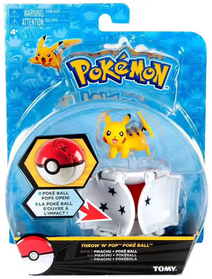 Pikachu Chespin Pokemon Throw 'N' Pop Poke Ball- choose from Fennekin Froakie
