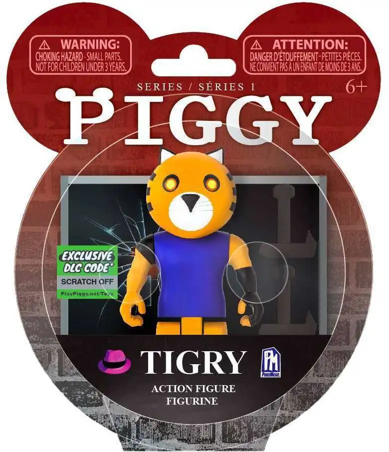 Foxy +Item Code Tigry Dinopiggy Clowny Roblox Piggy Figures & Plush: Piggy 