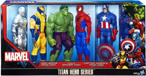 Marvel Avengers Titan Hero Series Thor/Wolverine/Spider Man 12" Action Figure 