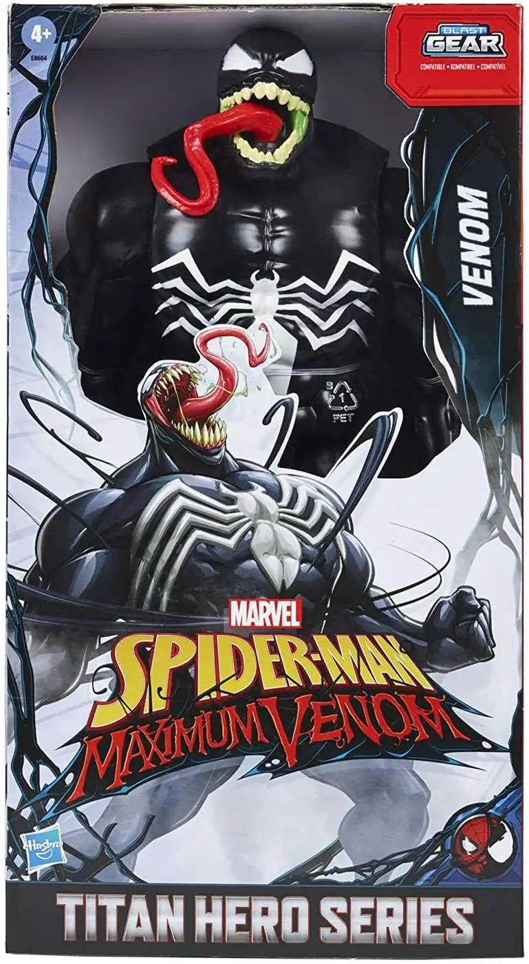 Spider-Man Maximum Venom 12"  Action Figure IN HAND Marvel Titan Hero Series 