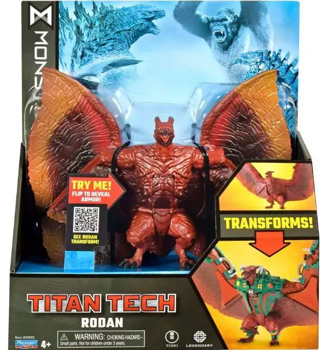 Godzilla Vs Kong Monsterverse Titan Tech Rodan Action Figure [Trasnforms!]