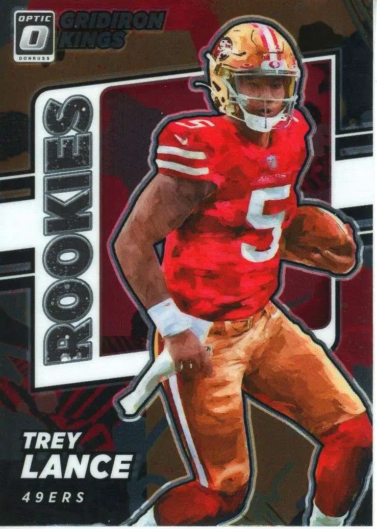 2021 Donruss Optic Trey Lance Jersey Card Rookie Phenoms 49ers!