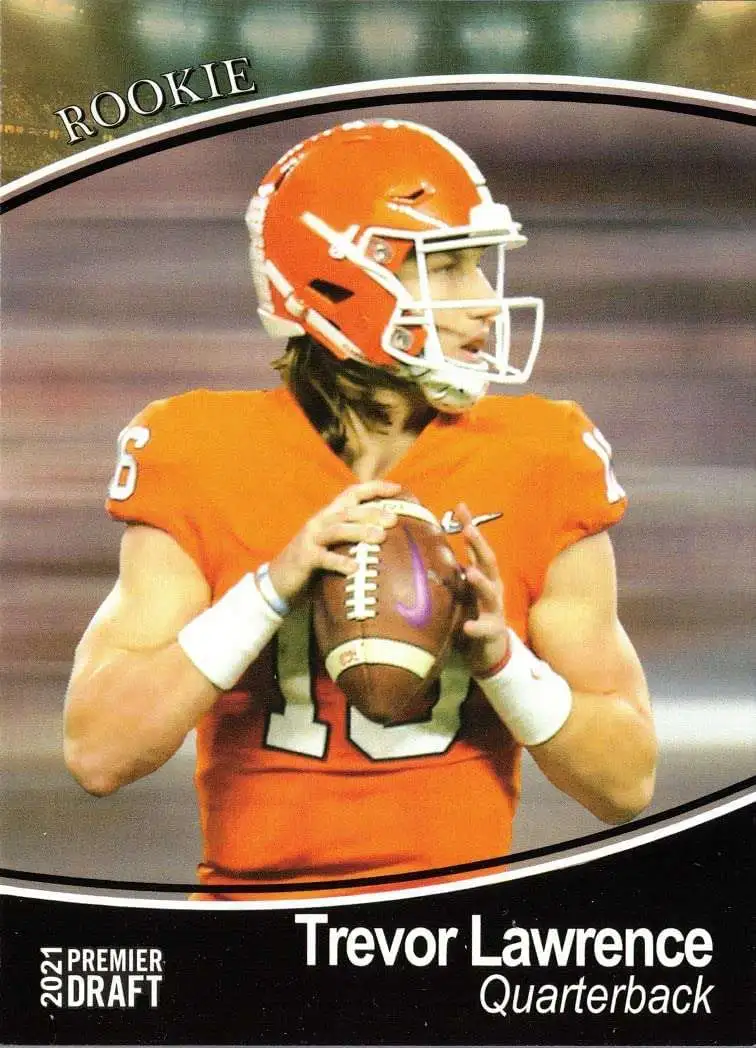 NFL 2021 Premier Draft Black Trevor Lawrence #180 [Rookie]