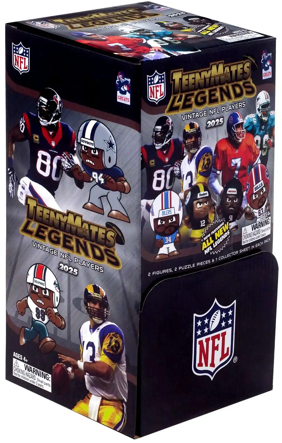 NFL TeenyMates Football Legends Vintage Series 3 Mystery Box [32 Packs]