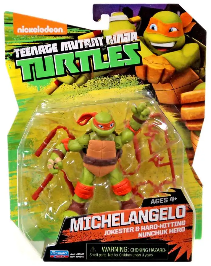 vragen Bier dat is alles Teenage Mutant Ninja Turtles Nickelodeon Michelangelo 4 Action Figure 4  Inch Playmates - ToyWiz