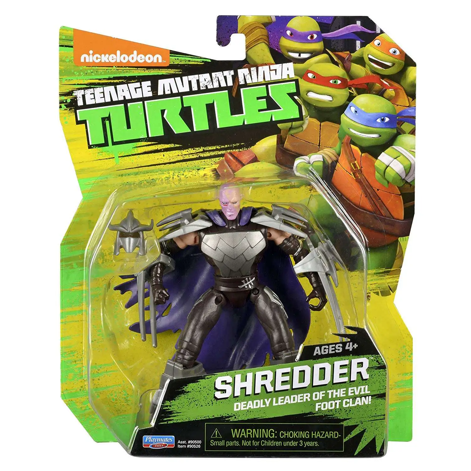 Teenage Mutant Ninja Turtles Nickelodeon Shredder Action Figure [Unmasked, Damaged Package]