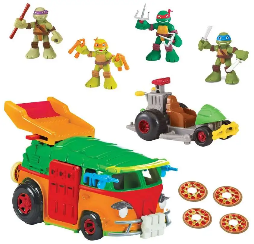 Teenage Mutant Ninja Turtles Nickelodeon Half Shell Heroes Party Wagon ...