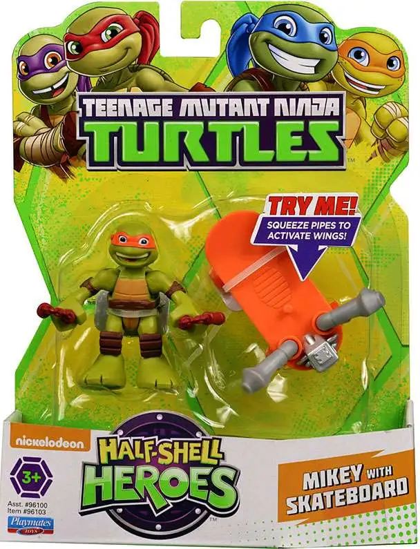 2014 TMNT Nickelodeon Half Shell Heroes Michelangelo Mike 2.5” Action Figure 