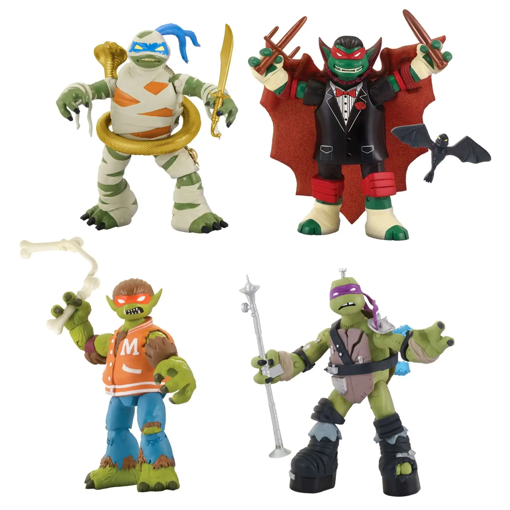 Teenage Mutant Ninja Turtles Monsters + Mutants Exclusive Action Figure 4-Pack (Pre-Order ships November)