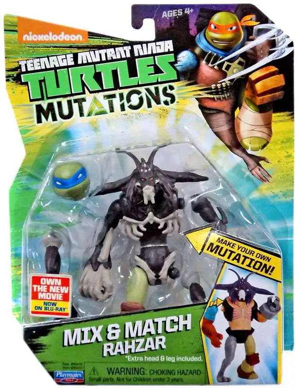 Playmates TMNT Teenage Mutant Ninja Turtles MUTATIONS RAHZAR Nickelodeon 5" LOOS 