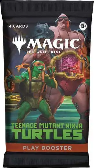 mtg tmnt booster box Magic The Gathering Teenage Mutant Ninja Turtles PLAY Booster Pack 14 Cards Wizards of the Coast