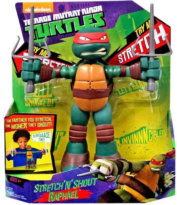 Kapper Manuscript jury Teenage Mutant Ninja Turtles Nickelodeon Stretch N Shout Raphael 11 Action  Figure Playmates - ToyWiz