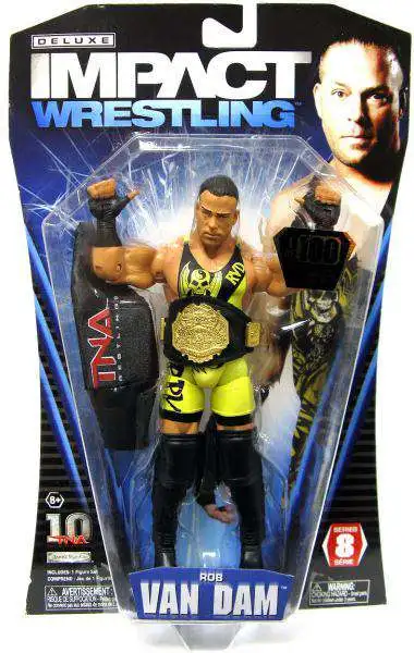 TNA Wrestling Deluxe Impact Series 8 Rob Van Dam Action Figure 1 