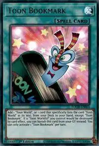 YuGiOh Toon Chaos Ultra Rare Toon Bookmark TOCH-EN003