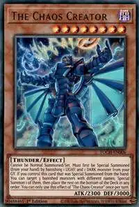 YuGiOh Toon Chaos Ultra Rare The Chaos Creator TOCH-EN006