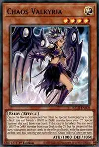 YuGiOh Toon Chaos Super Rare Chaos Valkyria TOCH-EN008