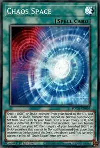 YuGiOh Toon Chaos Super Rare Chaos Space TOCH-EN009