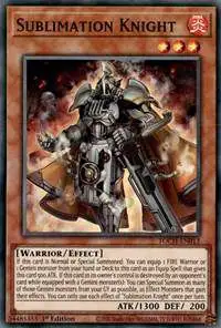 YuGiOh Toon Chaos Super Rare Sublimation Knight TOCH-EN013