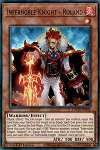 YuGiOh Toon Chaos Ultra Rare Infernoble Knight - Roland TOCH-EN014