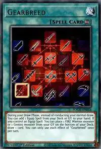 YuGiOh Toon Chaos Rare Gearbreed TOCH-EN016