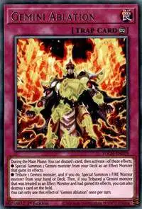 YuGiOh Toon Chaos Rare Gemini Ablation TOCH-EN019