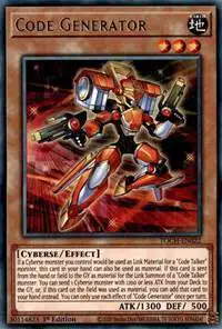 YuGiOh Toon Chaos Rare Code Generator TOCH-EN022