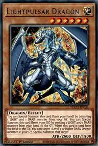 YuGiOh Toon Chaos Rare Lightpulsar Dragon TOCH-EN031