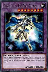 YuGiOh Toon Chaos Single Card Rare Masked HERO Dian TOCH-EN046 - ToyWiz YuGiOh Toon Chaos Single Card Rare Masked HERO Dian TOCH-EN046 - ToyWiz