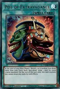 YuGiOh Toon Chaos Single Card Ultra Rare Pot of Extravagance TOCH-EN059 -  ToyWiz