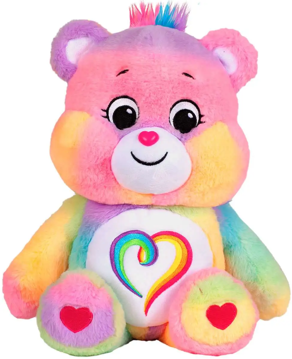 Rainbow Teddy Bear 14" 