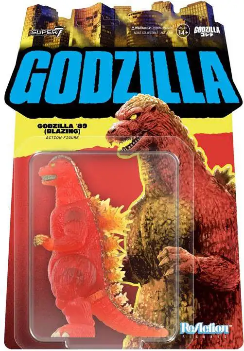 ReAction TOHO Godzilla '89 Action Figure [Blazing]
