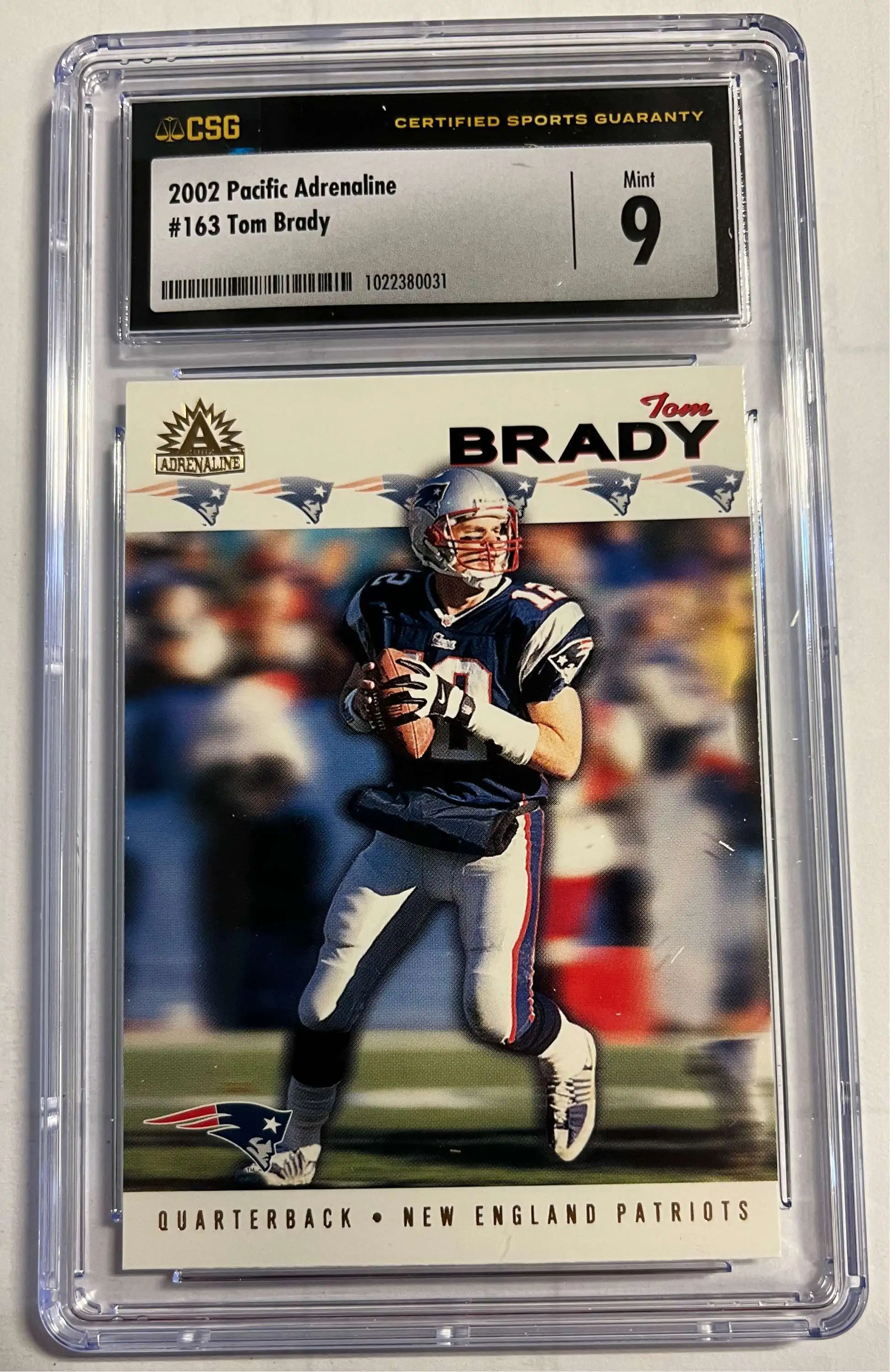 Tom Brady-Patriots Buccaneers 2002 McFarlane Figure White Jersey