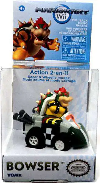 Mario Kart Pull Back Speed Racers Bowser Hot Rod Race Car from Japan