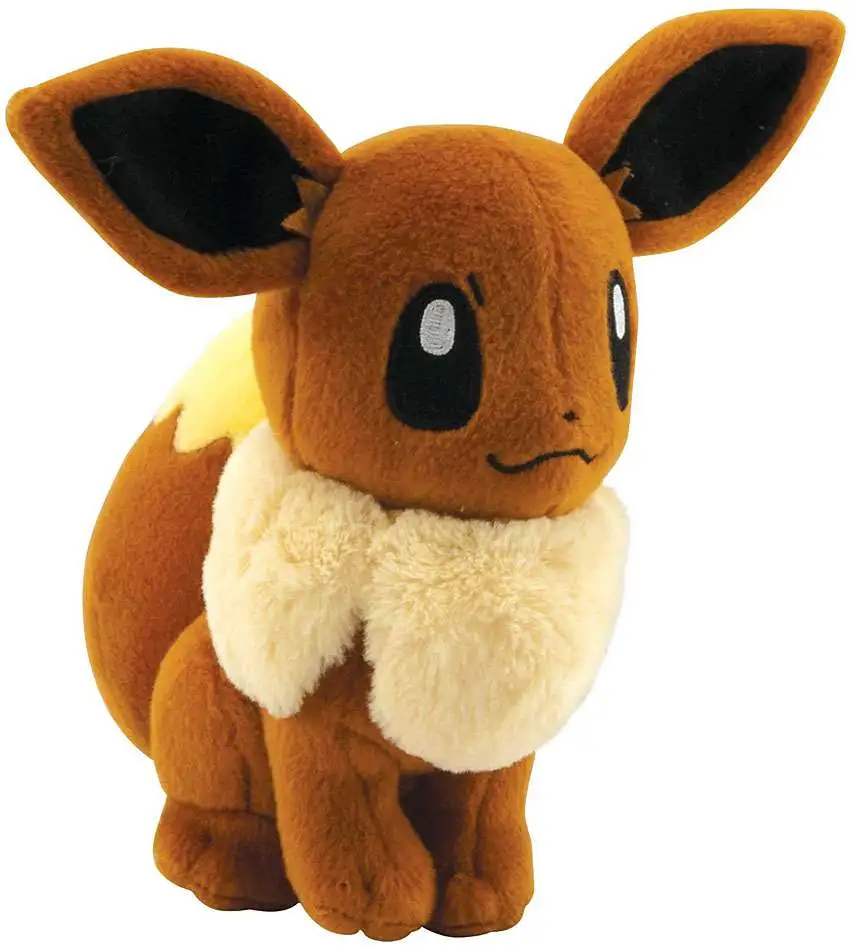 NEW Toys R Us Exclusive Pokemon Tomy Eevee Plush Stuffed Animal 