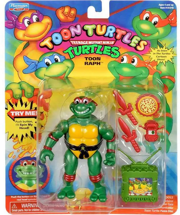 Teenage Mutant Ninja Turtles Cartoon Toon Raph Action Figure