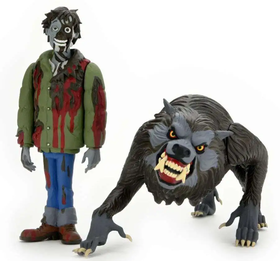 NECA American Werewolf in London Toony Terrors Jack & Kessler Wolf Action Figure 2-Pack (Pre-Order ships August)