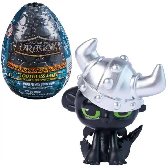 How to Train Your Dragon Toothless Tales Collectible Mini Figure 2-Inch Egg Mystery Pack [1 RANDOM Figure]