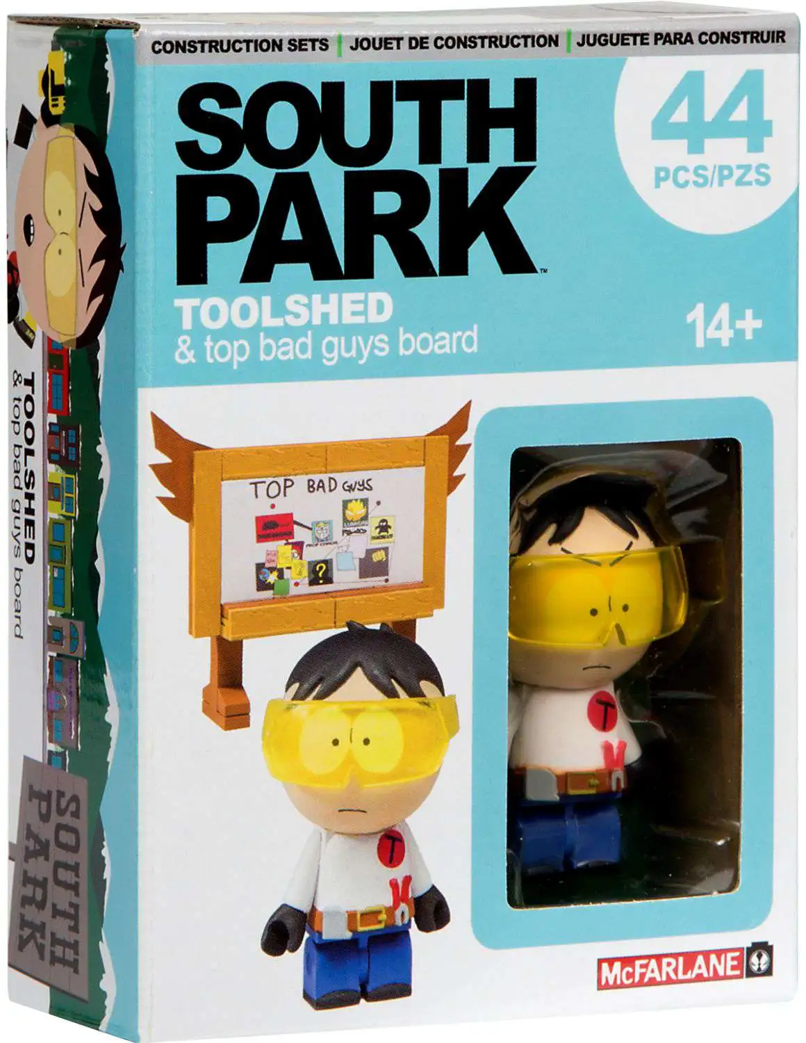 South Park Toolshed & Top Bad Guys Board Set McFarlane Toys NEW 
