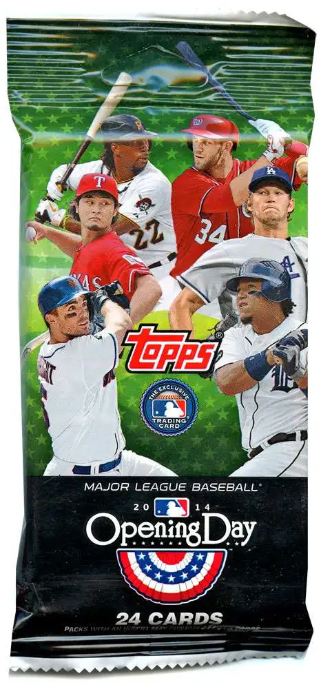 MLB 2014 Topps Baseball Cards 2014 Opening Day Trading Card Value Pack