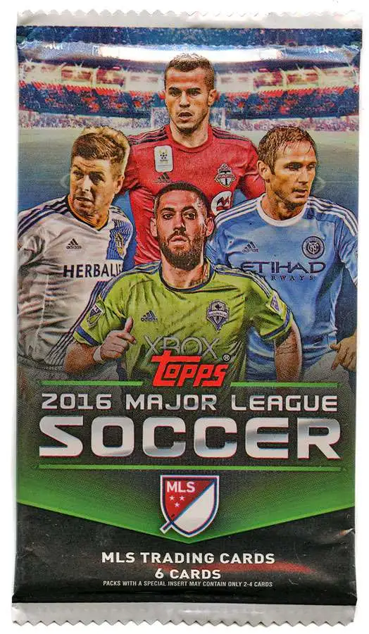 MLS Topps 2016 Soccer Trading Card Pack [6 Cards!]