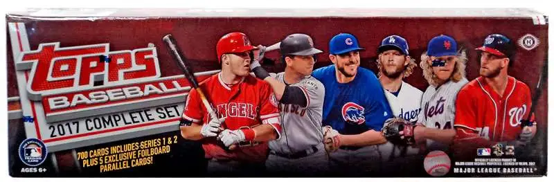 MLB Topps 2017 Baseball Trading Card HOBBY Set [700 Cards, Plus 5 Exclusive Parallel Cards!]